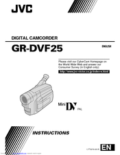 JVC GR-DVF25 Instructions Manual