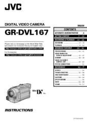 JVC GR-DVL167 Instructions Manual