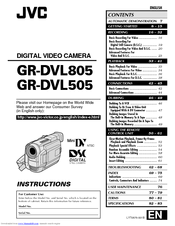 Jvc Gr Dvl505u Manuals Manualslib