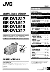 JVC GR-DVL515 Instructions Manual