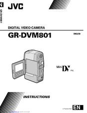 JVC GR-DVM801EG(S) Instructions Manual