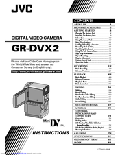 JVC GR-DVX2 Instructions Manual