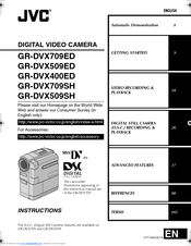 JVC GR-DVX709ED Instructions Manual