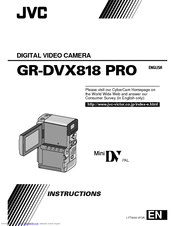JVC GR-DVX818 PRO Instructions Manual