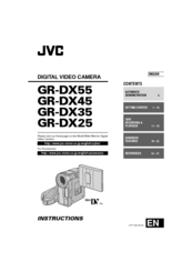 Jvc GR-DX25 Instructions Manual