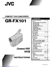 JVC GR-FX101EK Instructions Manual