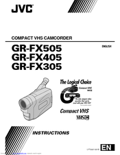 JVC GR-FX305ED Instructions Manual