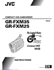 JVC GR-FXM25 Instructions Manual