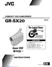 JVC GR-SX20 Instructions Manual