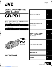 JVC GR-PD1 Instructions Manual