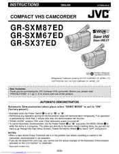 JVC GR-SXM87ED Instructions Manual