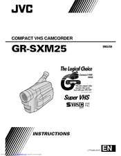 JVC GR-SXM25 Instructions Manual