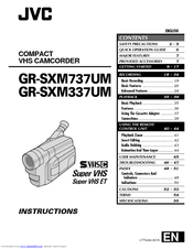 JVC GR-SXM737UM Instructions Manual