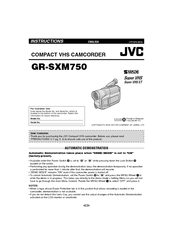 JVC GR-SXM750 Instructions Manual