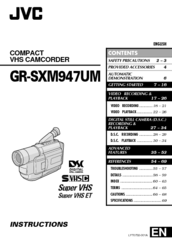 JVC GR-SXM947UM Instructions Manual