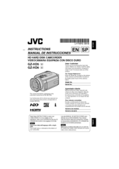JVC GZ-HD5U Instructions Manual