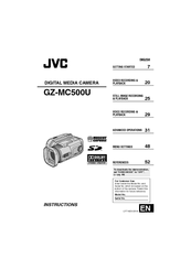 JVC GZ-MC500U Instructions Manual
