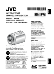 JVC GZ-MS120PU Instructions Manual