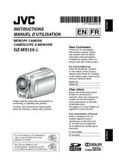 JVC GZ-MS120U Instructions Manual