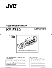 JVC KY-F560 Instruction Manual
