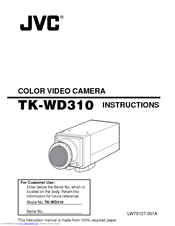 JVC TK-WD310U - CCTV Camera Instructions Manual