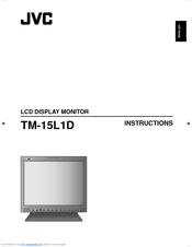 JVC TM-15L1D Instructions Manual