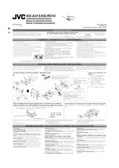 JVC KD-A315 Installation & Connection Manual