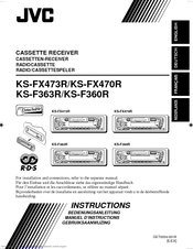 JVC KS-FX473RE Instructions Manual
