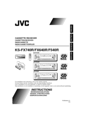 JVC FX640R Instructions Manual