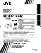 JVC KD-G302 Instructions Manual