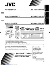 JVC Arsenal KD-A305 Instruction Manual