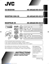 Jvc Kd Ar560 Manuals Manualslib