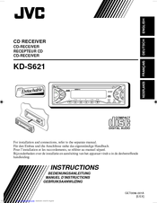 JVC KD-S621E Instructions Manual