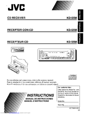 JVC KD-S5M Instructions Manual