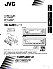 JVC KD-S70R Instructions Manual