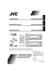 JVC KD-SH77 Instructions Manual