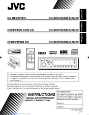 JVC KD-SH9750 Instructions Manual