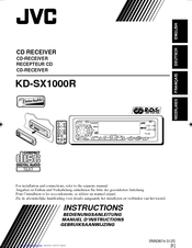 JVC KD-SX1000R Instructions Manual