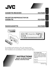 JVC KS-FX200 Instructions Manual