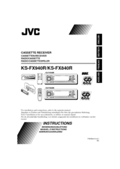 JVC KS-FX840R Instruction Manual