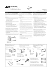 JVC KW-AVX810J Installation & Connection Manual