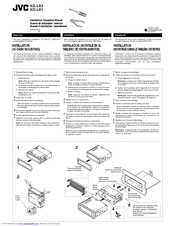 JVC KD-LX1 Installation & Connection Manual