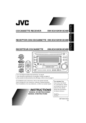 JVC XC400 - Radio / CD Instruction Manual