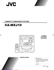 Jvc CA-MXJ10 Instructions Manual