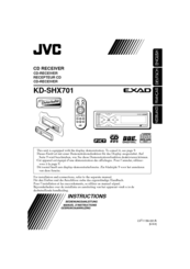 JVC EXAD KD-SHX701 Instructions Manual