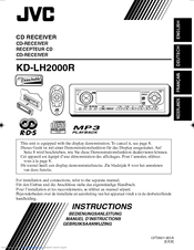 JVC KD-LH2000R Instructions Manual