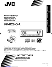 JVC KD-MX2900R Instructions Manual