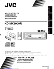 JVC KD-MX2800R Instructions Manual