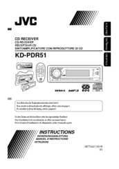 JVC KD-PDR51 Bedienungsanleitung