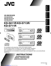 JVC KD-S711R Instructions Manual